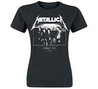 Metallica Master Of Puppets Tour 1986 Photo Girl-Shirt schwarz S