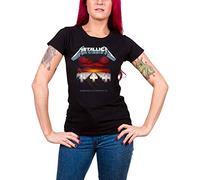 Metallica Master of Puppets Tracks (Black) GirlieTS L