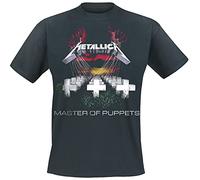 Metallica Master of Puppets Männer T-Shirt schwarz XXL 100% Baumwolle Band-Merch, Bands