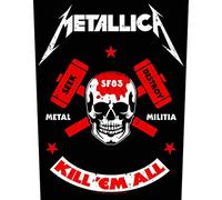 Metallica Metal Militia Rückenaufnäher Patch