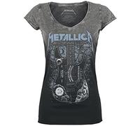 Metallica Ouija Guitar Frauen T-Shirt schwarz/grau