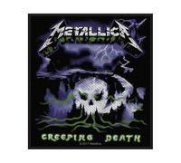 Metallica Patch Creeping Death Band Logo Nue offiziell woven sew on One Size
