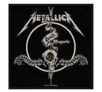 Metallica Patch Death Magnectic Arrow Band Logo Nue offiziell woven sew on