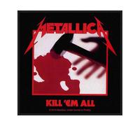 Metallica Patch Kill Em All band logo offiziell Nue Schwarz (10cm x 9.5cm)