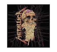 Metallica Patch One Band Logo offiziell Nue Schwarz Cotton Sew On (10cm x 10cm)