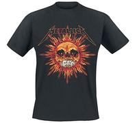 Metallica Pushead Sun Männer T-Shirt schwarz M, 100% Baumwolle, Band-Merch, Bands