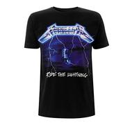 Metallica Ride The Lightning Album Thrash Metal offiziell Männer T-Shirt Herren (X-Large)