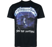 Metallica Ride The Lightning - Heavyweight T-Shirt schwarz in S