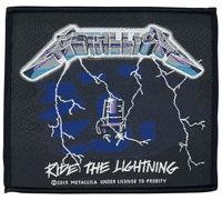 Metallica Ride The Lightning Patch schwarz blau weiß