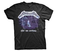Metallica Ride the Lightning Rock Heavy Metal offiziell Männer T-Shirt Herren (Medium)