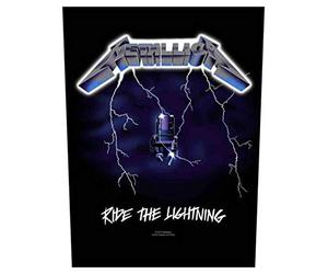 Metallica Ride The Lightning Rückenaufnäher - 1 Stück, Rechteckig, Metallica Backpatch, Dekorativ