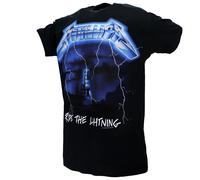 Metallica Ride The Lightning Tracklist T-Shirt - Offizielles Merchandise | Popmerch.com XXL Schwarz