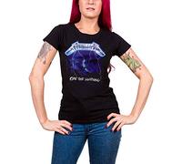 Metallica Girlie-T-Shirt Ride The Lightning Tracks Schwarz XXL