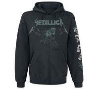 Metallica S&M2 - Skull Kapuzenjacke schwarz in L