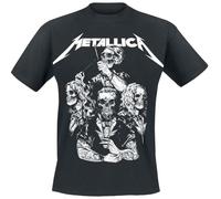 Metallica S&M2 Skull Tux Männer T-Shirt schwarz S 100% Baumwolle Band-Merch, Bands, Totenköpfe