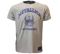 Metallica San Francisco College T-Shirt - offizielles Merchandise M Grau