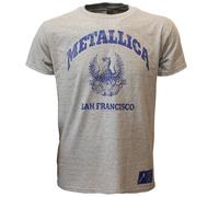 Metallica San Francisco College-T-Shirt XXL Grau
