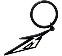 Metallica Schwarz And Weiß M Logo Schlüsselring Keychain One Size