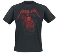 Metallica Skull Screaming Red 72 Seasons Männer T-Shirt schwarz 4XL 100% Baumwolle Band-Merch, Bands