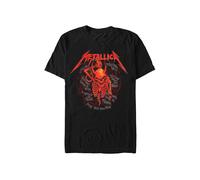 Metallica T-Shirt Skull Screaming Red 72 Seasons Black XL