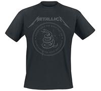 Metallica Snake Ring Tonal Männer T-Shirt schwarz