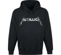 Metallica Spiked Logo Kapuzenpullover schwarz in M