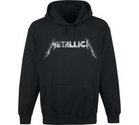 Metallica Spiked Logo Kapuzenpullover schwarz in XL