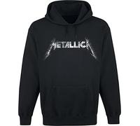 Metallica Spiked Logo Kapuzenpullover schwarz in L