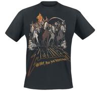 Metallica - Metallica T Shirt 40th Anniversary Horsemen Band Logo Nue offiziell Herren