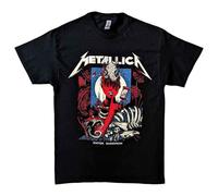 Metallica T-Shirt Enter Sandman Poster Unisex Black M