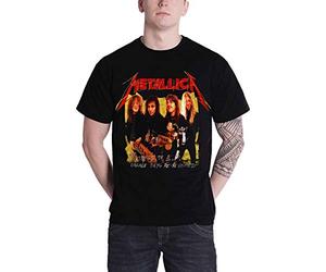 Metallica T Shirt Garage Days Photo Gelb Band Logo Nue offiziell Herren