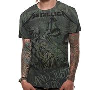 Metallica - T-Shirt (L) Justice Neon All-Over (Unisex)