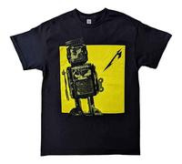 Metallica T Shirt M72 Seasons Burnt Robot Band Logo Nue offiziell Unisex Schwarz L