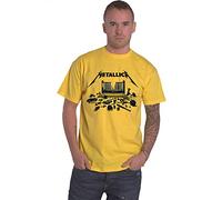 Metallica T-Shirt Simplified Cover (M72) Unisex Gelb XXL
