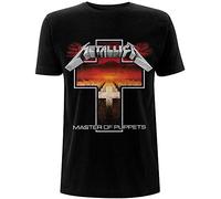Metallica - T-Shirt # S Unisex Black # Master of Puppets Cross