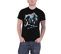 Metallica T-Shirt Ride The Lightning – Vintage Band-Logo – Offiziell – Herren