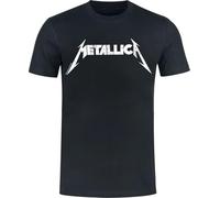 Metallica Textured Logo - Heavyweight T-Shirt schwarz in XL