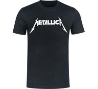 Metallica Textured Logo - Heavyweight T-Shirt schwarz in XL