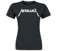 Metallica Textured Logo T-Shirt schwarz in L