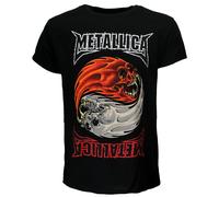 Metallica Yin Yang Band T-Shirt - Offizielles Merchandise M Schwarz