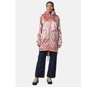 Ragwear glänzender leichter Damen Übergangsmantel reflektierender Parka oversize im Metallic-Look mit Kapuze Frodik Shine YOUMODO Old Pink Gr. XL