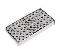 Metallspulen, 100 Stück, 8,8 x 20,8 x 6 mm, universelle Aluminium-Stickspulen, Spulen, Ersatz für Nähmaschine (Wohnung)