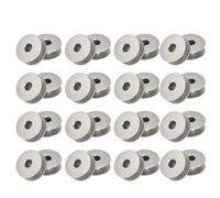 Metallspulen, 100 Stück, 8,8 x 20,8 x 6 mm, universelle Aluminium-Stickspulen, Spulen, Ersatz für Nähmaschine (Neigung)