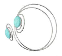 Metallspulen-Armband, 10 cm, einzigartiges Design, Metallspulen-Armband (11 Gold und Gold)