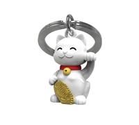 O meta[l]morphose Metalorphose - Schlüsselanhänger Katze Glücksbringer Maneki Neko - MTM226-01, mehrfarbig, one size