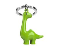 METALMORPHOSE - 3D Metall Schlüsselanhänger grüner Dinosaurier - Originelles Accessoire - Geschenk für Mann und Frau - Geschenk für Tierliebhaber - MTM155-01