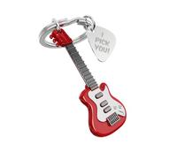 Metalmorphose - Schlüsselanhänger Gitarre - Schlüsselanhänger Musikinstrument - originelles Geschenk für Damen und Herren, mehrfarbig, one size