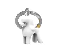 Metalmorphose - Schlüsselanhänger Pudel - MTM255-01, weiß, 0 Monate, Einzigartig