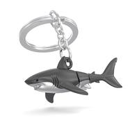 METALMORPHOSE - Schlüsselanhänger Shark - Meerestiere - Geschenk für Damen und Herren, Schwarz, one size, Novelty