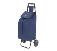 METALTEX Shopping-Trolley Daphne 40L | Einkaufstrolley mit Regenschirmtasche | abnehmbare Tasche | Blau | große Räder